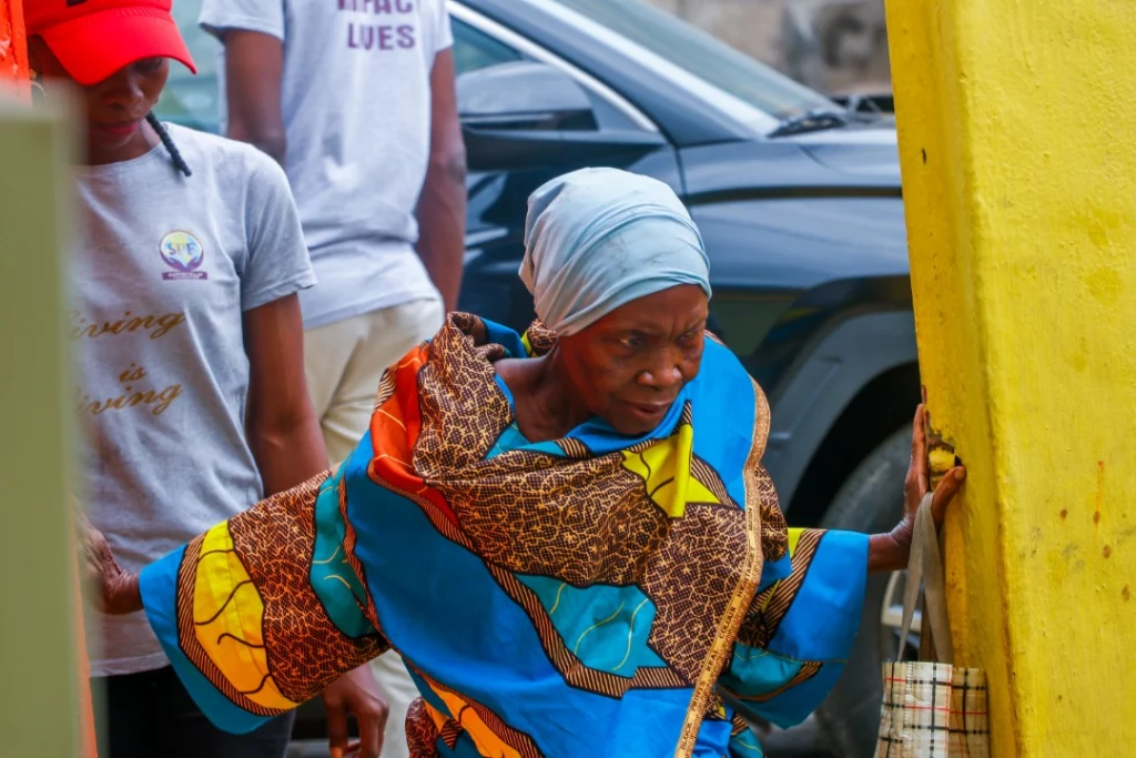 a Nigerian widow supported by SPF