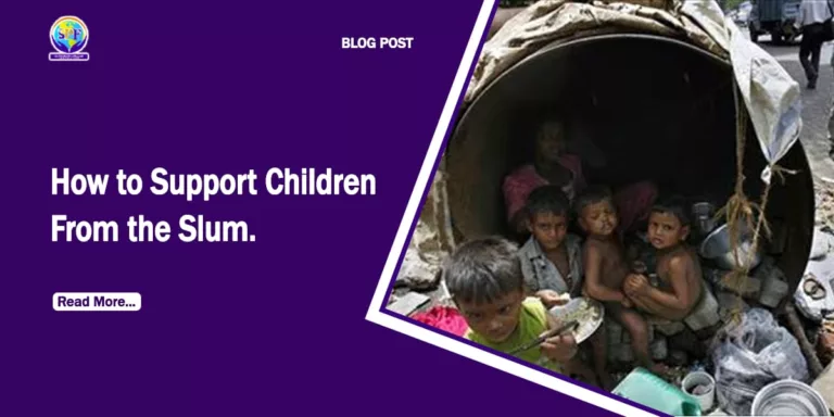 How to support children from a slum environment
