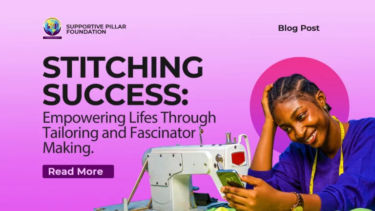 Empowering Lives through Tailoring and Fascinator Making