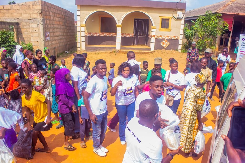 December Communities Outreach 2025 tagged Beta Food, Beta Laughter held at Akute, Ogun state.