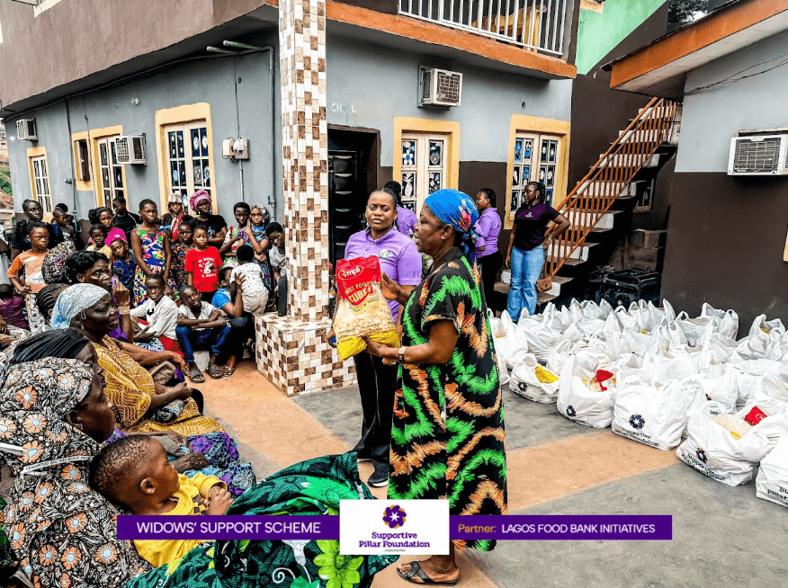SPF & LAGOS FOOD BANK SUPPORT NAIJA WIDOWS AND CHILDREN